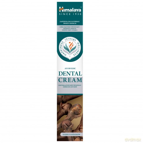HIMALAYA Dental Cream Ajurwedyjska Pasta do zębów z Olejkiem z Goździków 100g