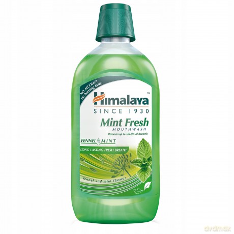 HIMALAYA Mint Fresh Odświeżający Płyn do płukania jamy ustnej 450 ml