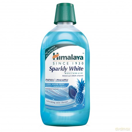 HIMALAYA Sparkly White Wybielający Płyn do płukania jamy ustnej 450 ml