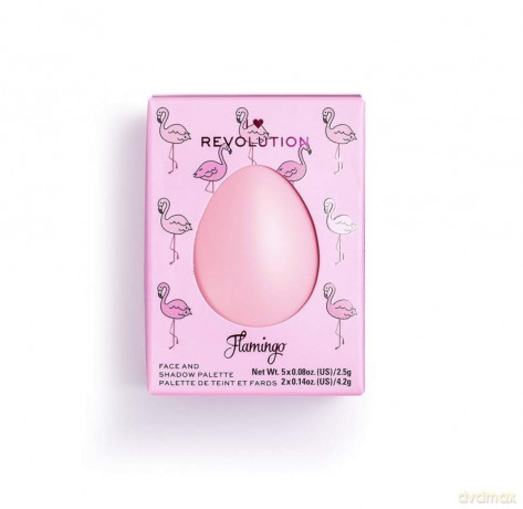 I Heart Revolution Easter Egg Zestaw do makijażu (cienie+rozświetlacze) Flamingo