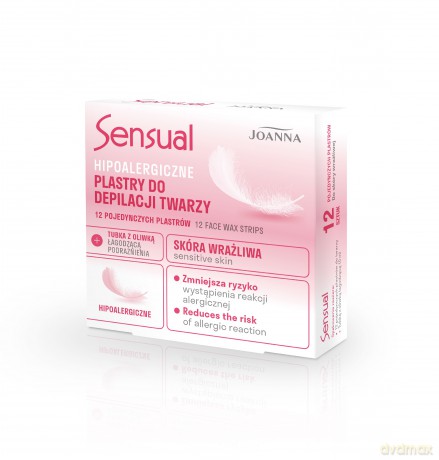 Joanna Sensual Plastry do depilacji twarzy hipoalergiczne