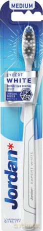 Jordan Szczoteczka do zębów Expert White - medium - mix kolorów