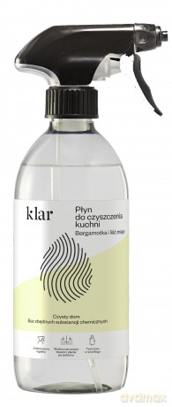 KLAR Płyn do czyszczenia kuchni - Bergamotka i Liść Mięty 500 ml