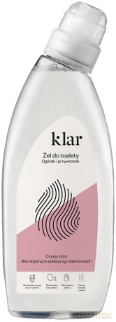 KLAR Żel do toalety - Ogórek i Przywrotnik 750 ml