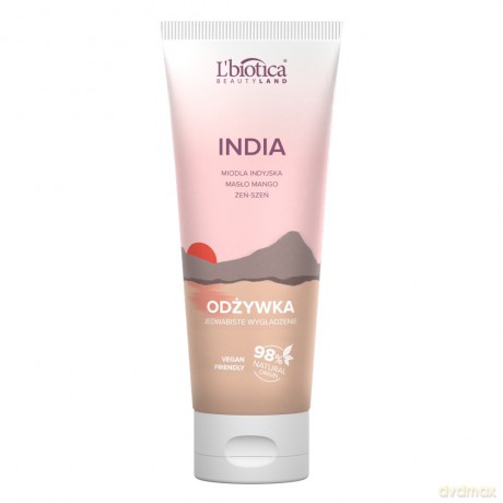 L`BIOTICA Beauty Land India Odżywka do włosów Jedwabiste Wygładzenie 200 ml