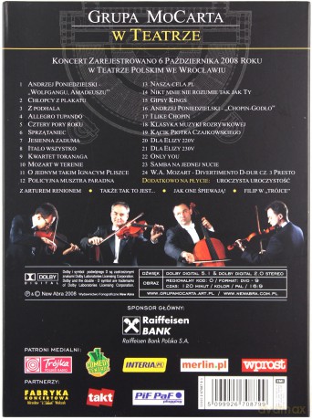 Grupa MoCarta W Teatrze (digipack) [DVD]