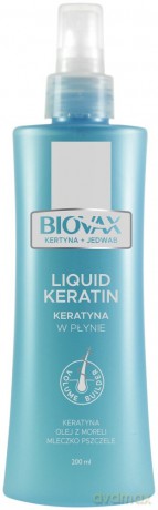 L`BIOTICA Biovax Keratyna w płynie - Keratyna i Jedwab 200 ml