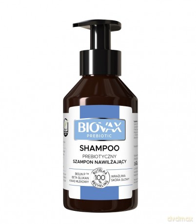 L`BIOTICA Biovax Prebiotic Nawilżający Szampon prebiotyczny do wrażliwej skóry głowy 200 ml