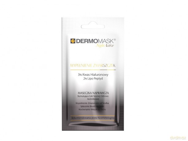 L`BIOTICA Dermomask Night Active Maseczka naprawcza na twarz - Wypełnienie Zmarszczek 12ml