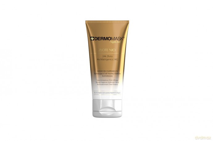 L`BIOTICA Dermomask Night Active Maseczka naprawcza na twarz - Złote Nici 30 ml