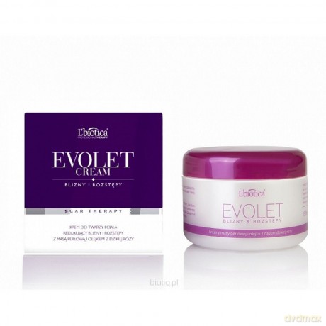 L`BIOTICA Evolet Scar Therapy Krem do twarzy i ciała redukujący blizny i rozstępy 150 ml
