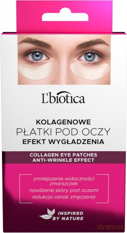 L`BIOTICA Kolagenowe Płatki pod oczy - Wygładzanie Zmarszczek-3x2szt