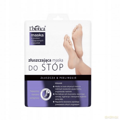 L`BIOTICA Maska złuszczająca do stóp w postaci skarpetek 40 ml