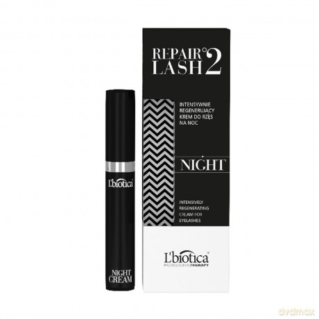 L`BIOTICA Repair Lash nr 2 Intensywnie Regenerujący Krem do rzęs na noc 7ml
