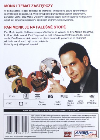 Monk 37: Monk i temat zastępczy [DVD]