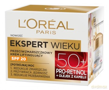 LOR DERMO EX WIEKU 50+ Krem n/dzień SPF20&