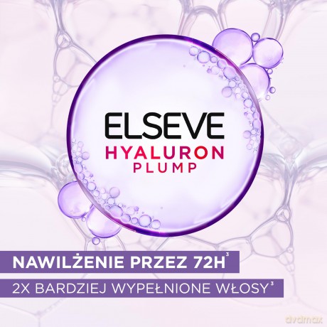 Loreal Elseve Hyaluron Plump Maska nawilżająca (przez 72H) do włosów odwodnionych 300 ml