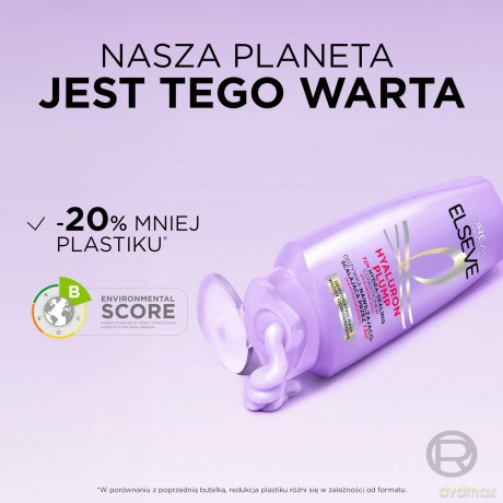 Loreal Elseve Hyaluron Plump Odżywka nawilżająco-scalająca (przez 72H) do włosów odwodnionych 200 ml