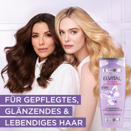 Loreal Elseve Hyaluron Plump Szampon wypełniający nawilżeniem (przez 72H) do włosów odwodnionych 400 ml