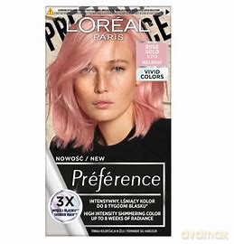 Loreal Preference Vivid Colors Farba do włosów nr 9.213 Rose Gold (Melrose) 1op.