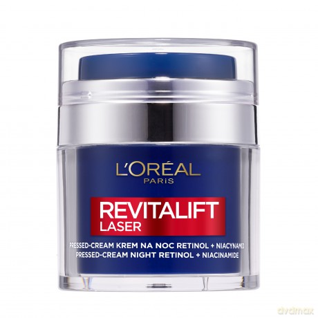 Loreal REVITALIFT LASER Krem redukujący zmarszczki na noc 50 ml