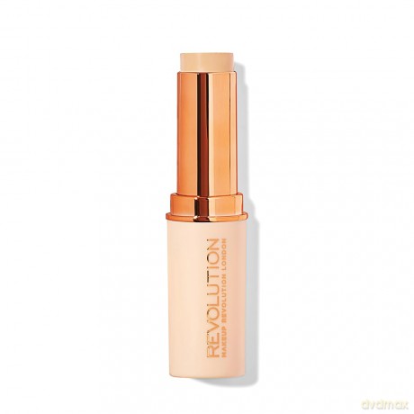 Makeup Revolution, Podkład do twarzy w sztyfcie Fast Base Stick Found F2, 6,2 g