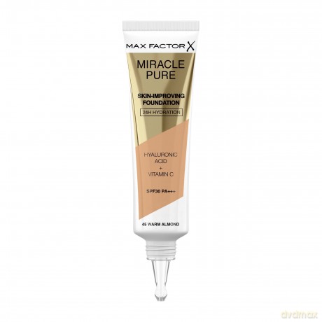 MAX FACTOR Podklad do twarzy MIRACLE PURE nr 45 Warm Almond 30 ml