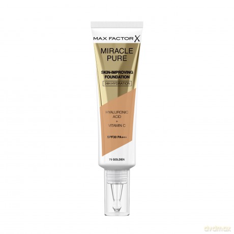 MAX FACTOR Podklad do twarzy MIRACLE PURE nr 75 Golden 30 ml