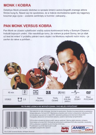 Monk 38: Monk i Kobra [DVD]