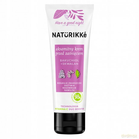 Naturikke Bakuchiol Aksamitny Krem przed zaśnięciem 50 ml
