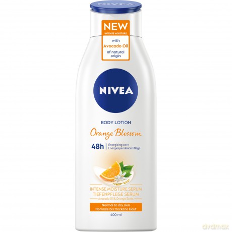 Nivea Body Energizująco Nawilżający Balsam do ciała Orange Blossom 48H do skóry normalnej i suchej 400 ml