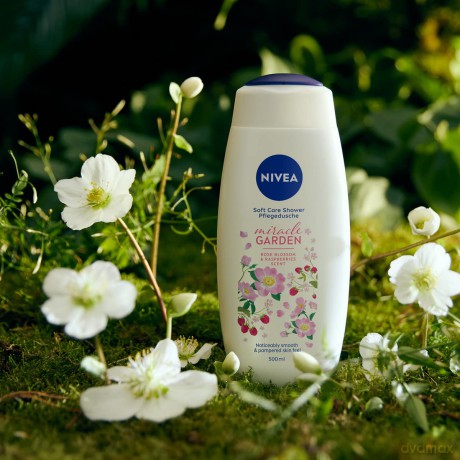 NIVEA SHOWER Żel p/p 500 ml MIRACLE Róża i Malina