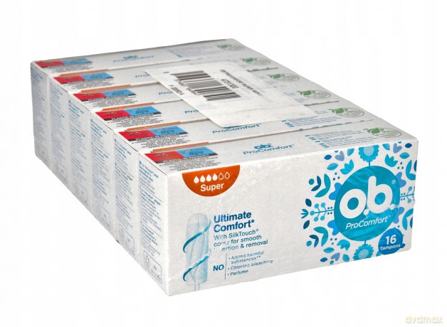 O.B.ProComfort Ultimate Super (16) komfortowe tampony-6szt (5+1)