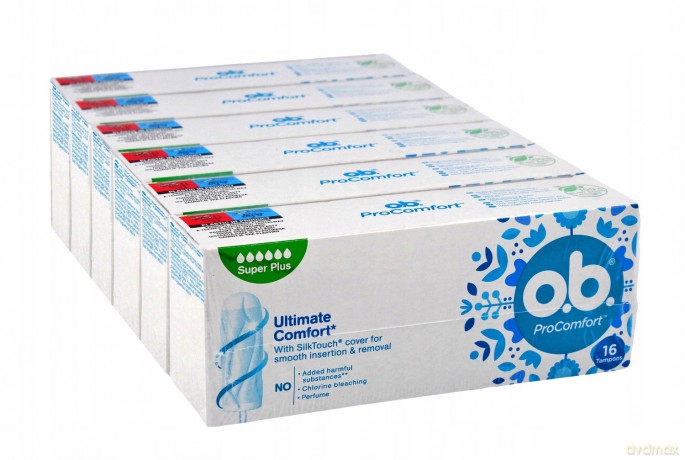O.B.ProComfort Ultimate Super Plus (16) komfortowe tampony-6szt (5+1)