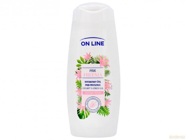 On Line Kremowy Żel pod prysznic Pink Freesia (Różowa Frezja) 400 ml