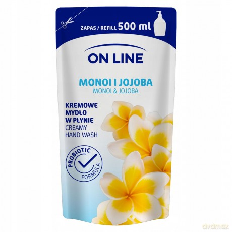 On Line Mydło kremowe w płynie Monoi i Jojoba - uzupełnienie 500 ml