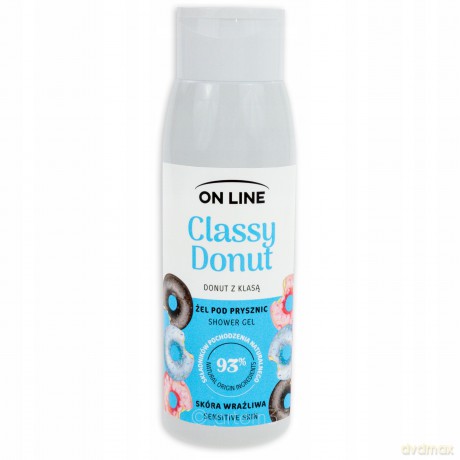 On Line Żel pod prysznic Classy Donut do skóry wrażliwej 400 ml