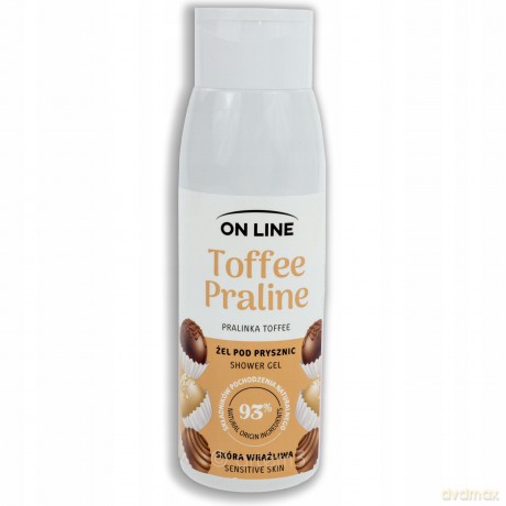 On Line Żel pod prysznic Toffee Praline do skóry wrażliwej 400 ml