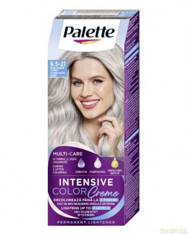 Palette Intensive Color Creme Krem koloryzujący nr 9.5-21 świetlisty srebrny blond 1op.