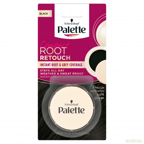 Palette Root Retouch Kompaktowy Korektor do retuszu odrostów - Czerń 3g