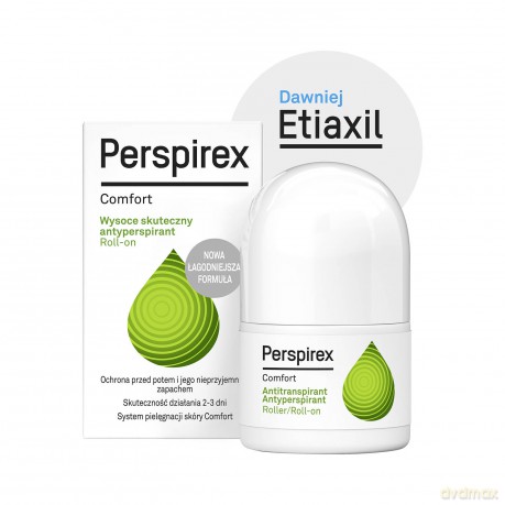 Perspirex Comfort Antyperspirant roll-on (2-3 dni) - skóra delikatna i wrażliwa 20 ml