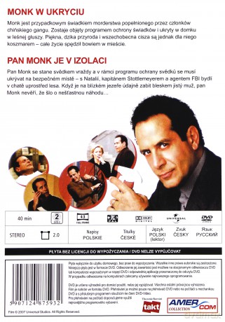 Monk 39: Monk w ukryciu [DVD]