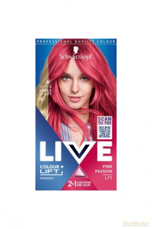 Schwarzkopf Live Krem koloryzujący 2w1 nr L77 Pink Passion 1op.