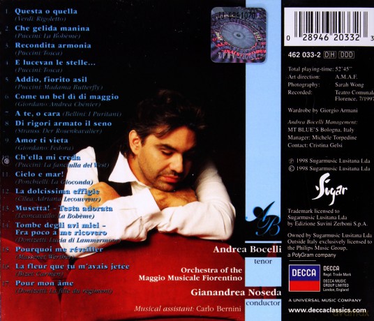 Andrea Bocelli: The Opera Album - Aria [CD]