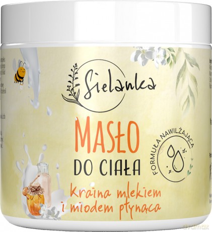 SIELANKA Masło do ciała "Kraina Mlekiem i Miodem Płynąca" - formuła nawilżająca 250 ml