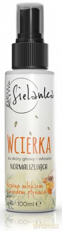 SIELANKA Wcierka do skóry głowy i włosów normalizująca - "Kraina Mlekiem i Miodem Płynąca" 100 ml