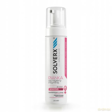 SOLVERX Atopic Skin Pianka do higieny intymnej do skóry atopowej 200 ml