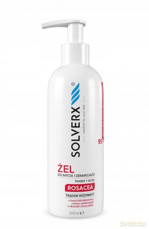 SOLVERX ROSACEA Żel do twarzy 200 ml