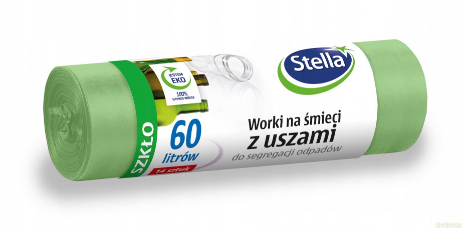STELLA WORKI NA SMIECI USZY SZKLO 60L/14SZT ZIEL