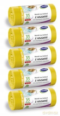 STELLA Worki z uszami do segregacji 35l PLASTIK 20szt
